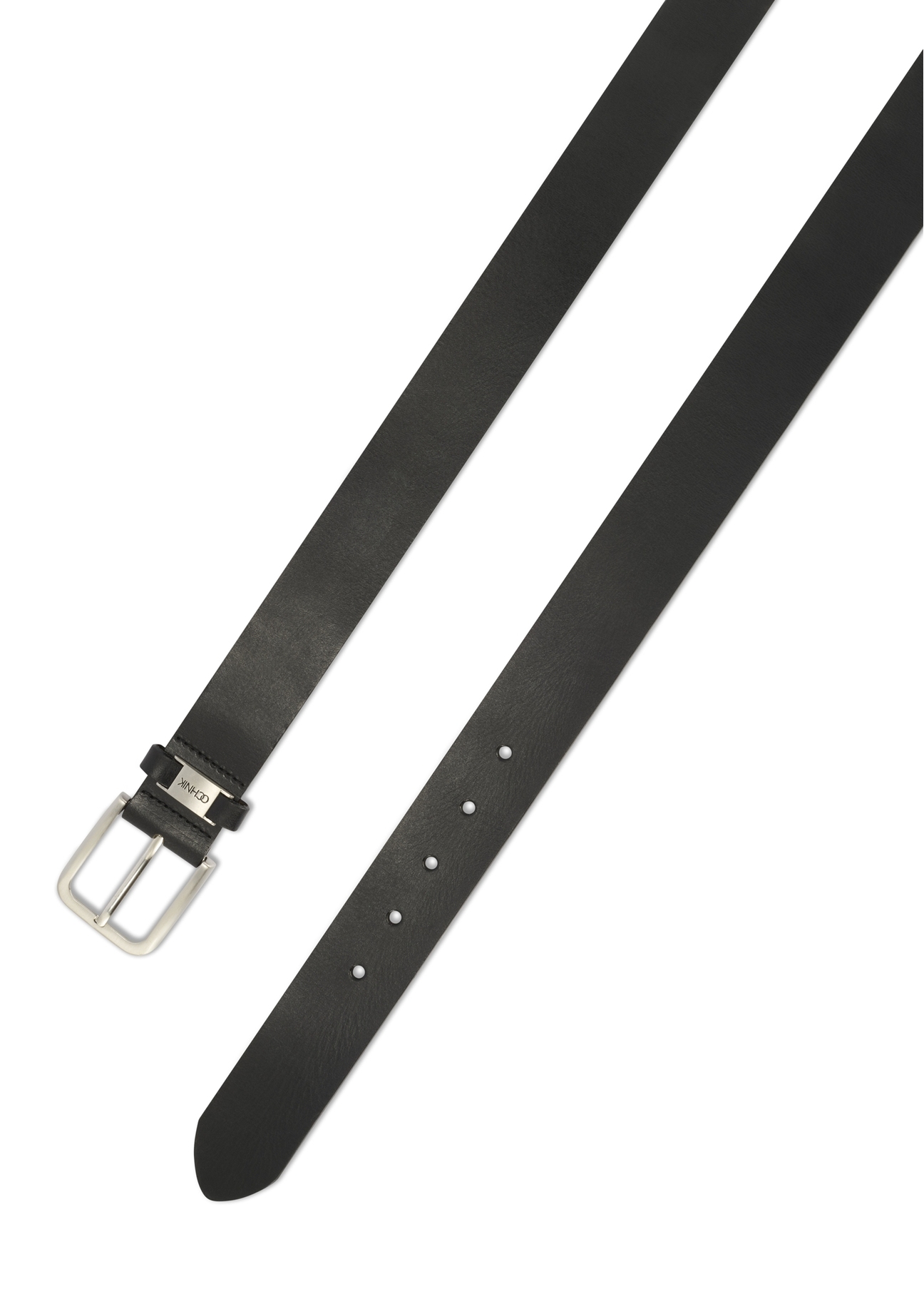 Granatowy skórzany pasek męski PASMS-0273-69(Z25)
