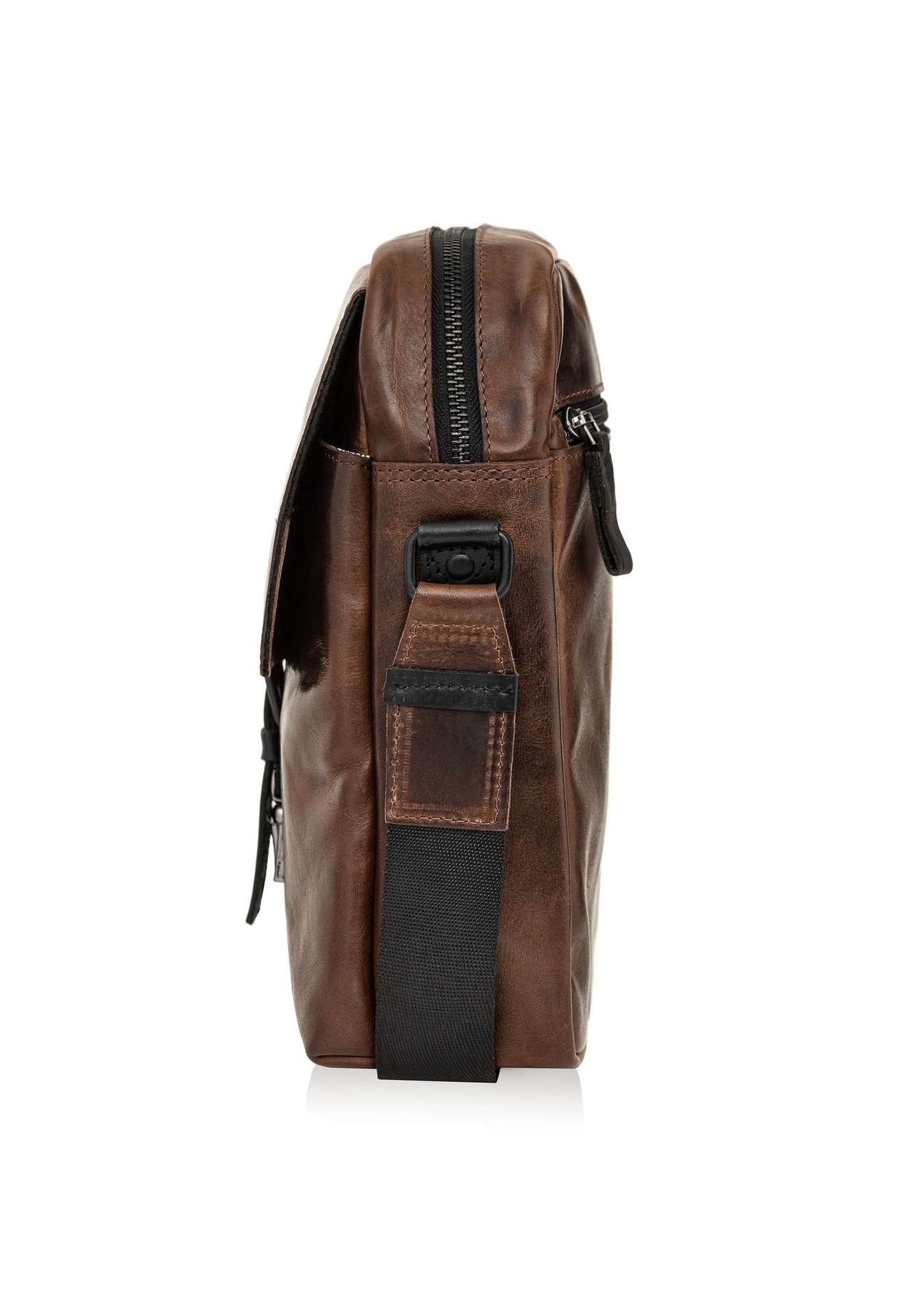 Brązowa skórzana torba męska TORMS-0104B-79(Z24)-03