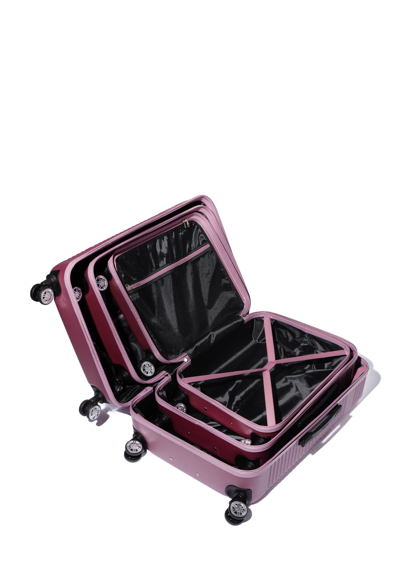 Komplet walizek na kółkach 19''/24''/28'' WALAB-0040-5B(W26)