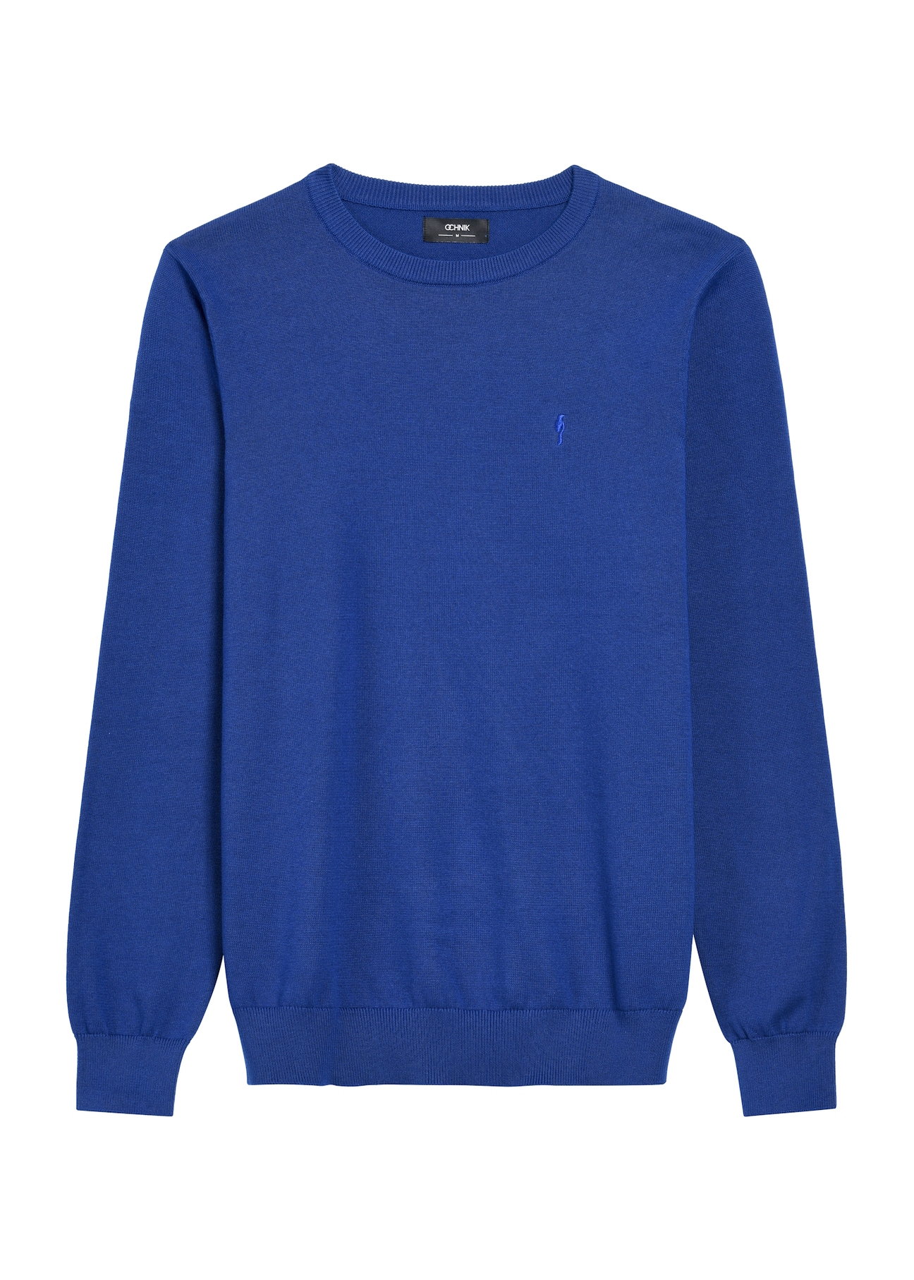 Granatowy bawełniany sweter męski SWEMT-0114A-17(Z25)