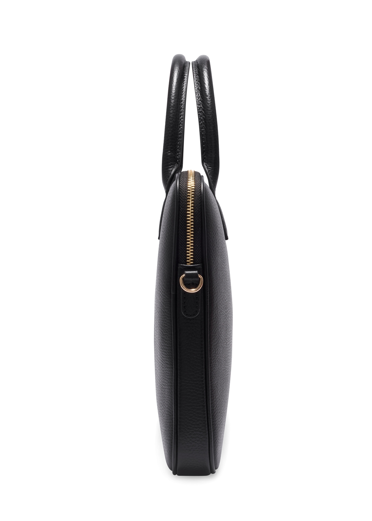 Czarna elegancka skórzana torba na laptopa TORES-1344-9I(Z26)
