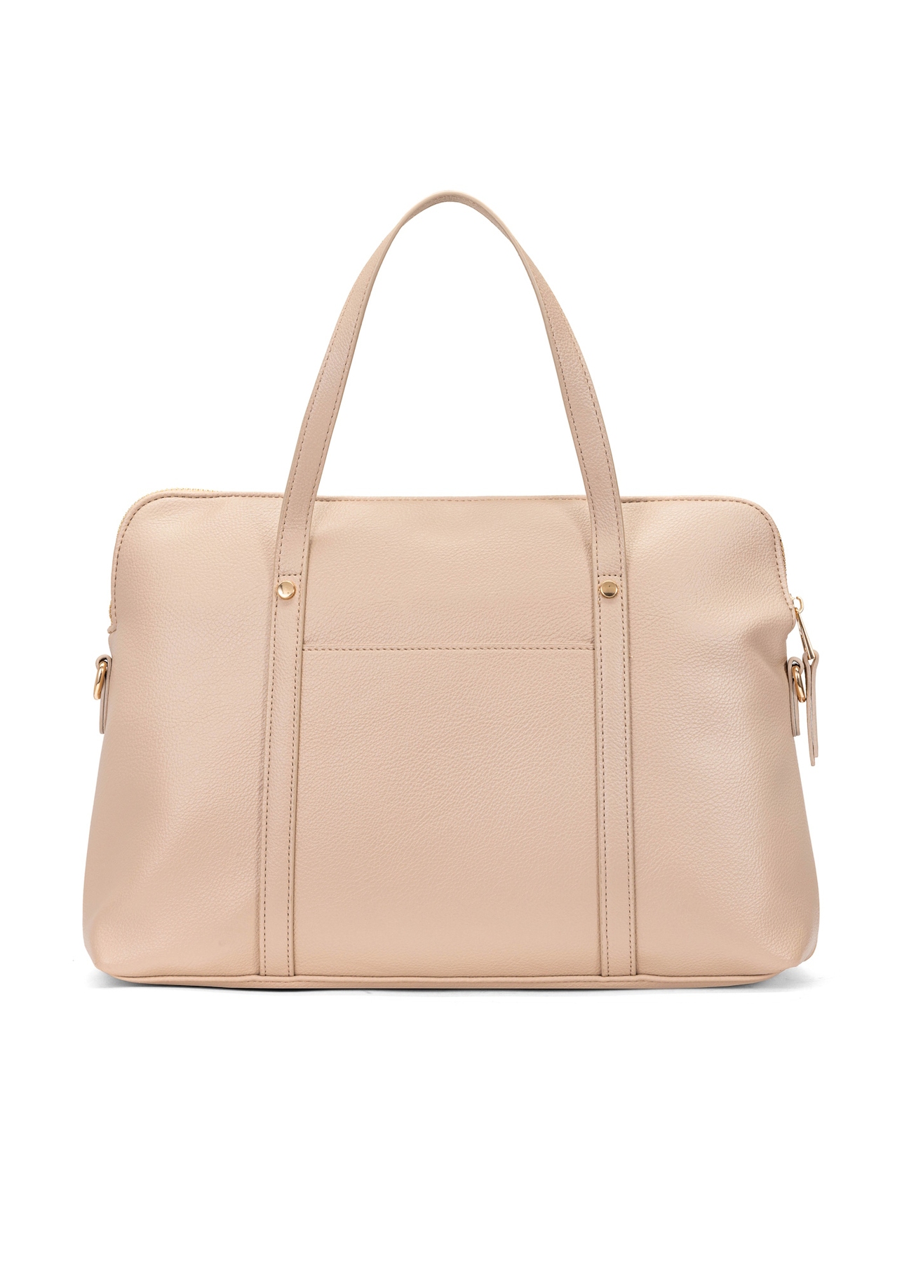Beżowa elegancka torba damska TOREC-1017-81(W25)-04