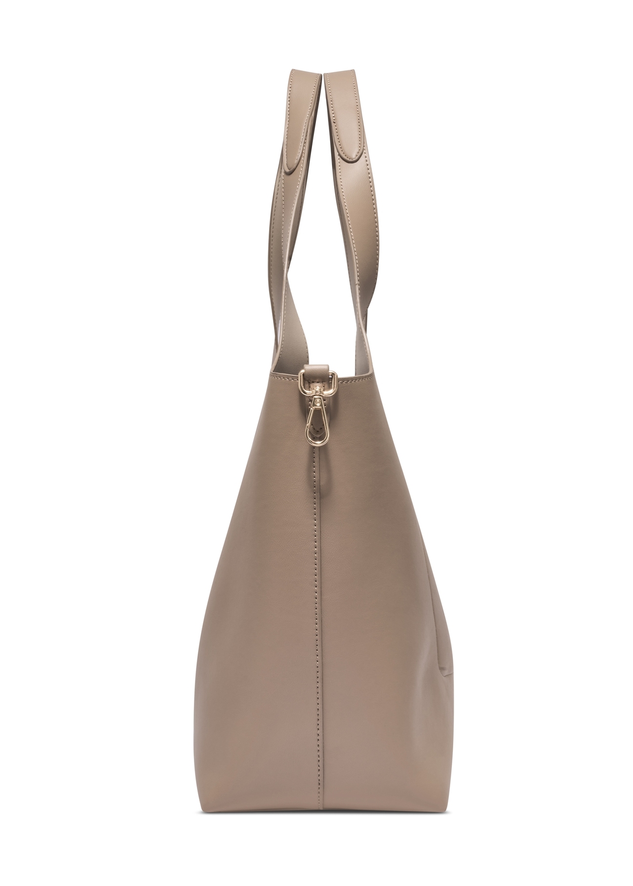 Beżowa torebka shopper damska TOREC-1259-1B(Z26)