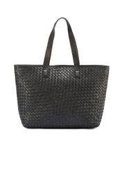 Skórzana czarna torebka shopper damska TORES-1107-99(W25)-04