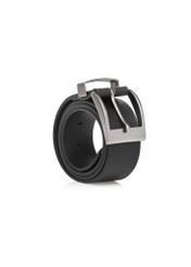 Czarny skórzany pasek męski PASMS-0127D-99(Z25)