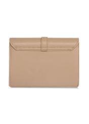 Mała torebka listonoszka w kolorze nude TOREC-1004-82(W25)-04
