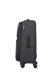 Komplet walizek na kółkach 19"/24"/28" WALNY-0048-99(W26), widok produktu z boku na białym tle.