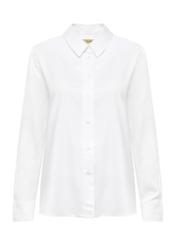 Biała koszula damska KOSDT-0166-11(W25)-03