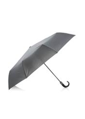 Szary parasol męski PARSM-0002-95(W25), widok rozłożonego produktu na białym tle.
