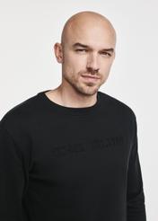 Czarna bluza męska bez kaptura BLZMT-0066-99(Z24)-04