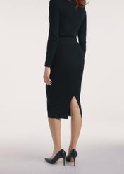 Czarna spódnica damska midi SPCDT-0094-99(Z26)