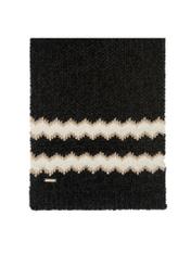 Ciepły czarny szalik damski SZADT-0149-99(Z23)-02