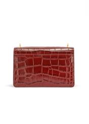 Bordowa skórzana torebka TORES-1096-49(W25)-04