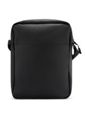 Czarna torba męska crossbody TORMN-0395-9J(W26) - widok produktu z tyłu, na białym tle. 