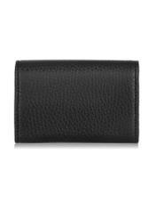 Skórzane czarne etui na klucze damskie PORES-0894-99(Z23)-03