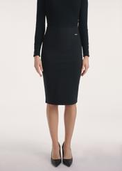 Czarna ołówkowa spódnica damska SPCDT-0092-99(Z26)