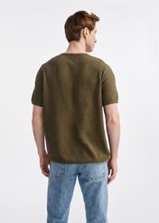 Bawełniany przewiewny t-shirt męski TSHMT-0122-55(W25)-04