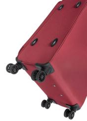 Komplet walizek na kółkach 19"/24"/28" WALNY-0045-4B(W26), widok kółek produktu na białym tle.