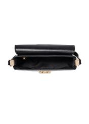 Elegancka czarna torebka damska TOREC-1251-99(Z26), widok produktu w środku na białym tle.