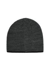 Czarny zestaw męski z czapką i szalikiem ZESTM-0006-98(Z25)