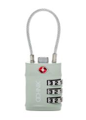 Szałwiowa szyfrowa kłódka TSA AW-015-0007-8F(W26), widok produktu z przodu na białym tle.