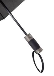 Składany parasol męski w kolorze czarnym PARSM-0031-99(W24)-03