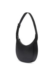 Torebka damska hobo z połyskiem TORES-1366-9F(Z26), widok produktu skosem na białym tle.
