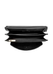 Czarna torebka damska z monogramem TOREC-1155-9P(Z26)