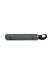 Parasol damski w kolorze szarym PARSD-0012-9B(W26) - widok produktu z boku, na białym tle. 