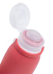 Buteleczki podróżne na kosmetyki AW-016-0001-18(W25), widok zamykania produktu na białym tle.
