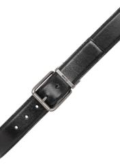 Czarny skórzany pasek męski PASMS-0262-99(W26)