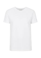 Biały basic T-shirt męski TSHMT-0091-11(KS)-03