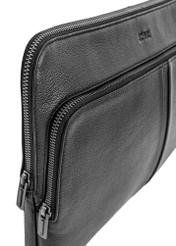 Czarna skórzana teczka na laptop TORMS-0455-99(W26)
