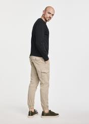 Czarna bluza męska bez kaptura BLZMT-0066-99(Z24)