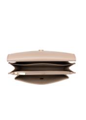 Beżowa torebka damska z monogramem TOREC-1155-1A(W26)