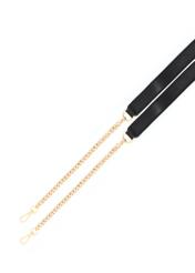 Czarna torebka damska z monogramem TOREC-0536-9P(Z26)