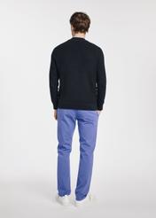 Czarny sweter męski na suwak SWEMT-0164-99(W25)-03