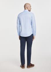 Błękitna koszula męska z bawełny KOSMT-0341-61(W25)-05