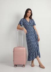 Mała walizka na kółkach WALPP-0024-5B-19(W26)