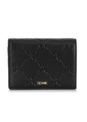 Mały czarny skórzany portfel damski PORES-0884-99(Z23)-01