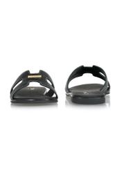 Czarne klapki damskie BUTYD-0725C-99(W25)-03