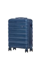 Komplet walizek na kółkach 19'/24'/28' WALPC-0015-7D(W26), widok produktu skosem na białym tle.
