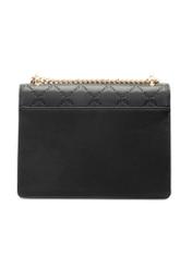 Czarna torebka damska z monogramem TOREC-1155-9P(Z26)