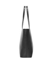 Torebka shopper z tłoczeniem wężowym TOREC-1242-9H(Z26). Widok na bok na białym tle.
