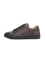 Skórzane brązowe buty męskie BUTYM-0519-09(Z25)