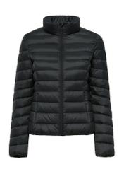 Czarna pikowana kurtka damska KURDT-0573-99(W25)-05