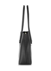 Czarna torebka shopper damska TOREC-0938-99(W24)-03