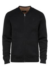 Czarny rozpinany sweter męski SWEMT-0157-99(Z24)-01