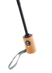 Składany parasol damski w kolorze miętowym PARSD-0034-53(W25), zbliżenie na detal produktu na białym tle.