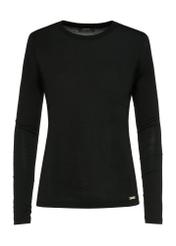 Czarny damski longsleeve damski LSLDT-0045-99(Z24)-01